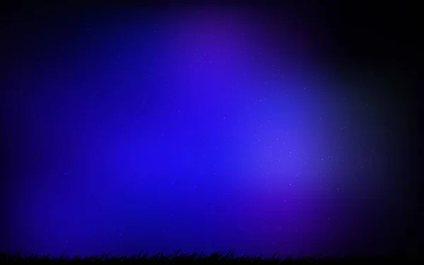 Dunkelblaue Vektorvorlage Mit Raumsternen Leuchtende Illustration Mit Himmelssternen Auf Abstrakter — Stockvektor