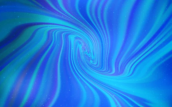 Light Blue Vector Background Astronomical Stars Blurred Decorative Design Simple — Stock Vector