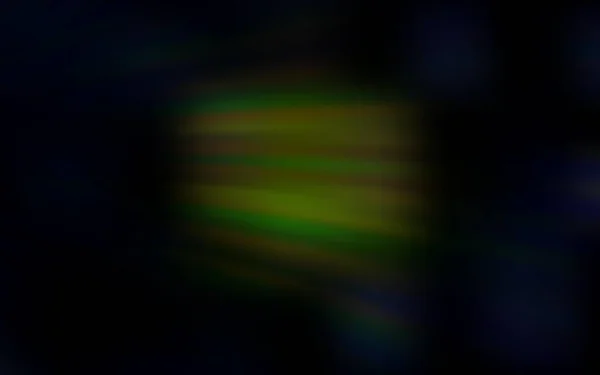 Padrão Vetorial Verde Escuro Com Linhas Curvas Uma Ilustração Colorida — Vetor de Stock