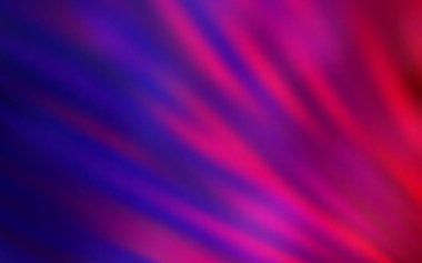 Koyu mor, düz çizgileri olan pembe vektör düzeni. Bulanık arkaplanda gradyanı olan çizgiler. Reklam, kitapçıklar, broşürler için desen.