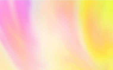 Açık pembe, sarı vektör parlak soyut arkaplan. Renkli soyut çizimler ve gradyan. Marka kitabı için zarif bir arkaplan.