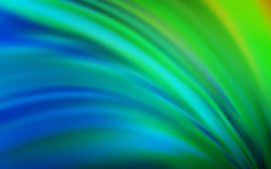 Açık mavi, yeşil vektör soyut parlak şablonu bulanıklaştırdı. Renkli soyut çizimler ve gradyan. İş tasarımınız için yeni biçim.