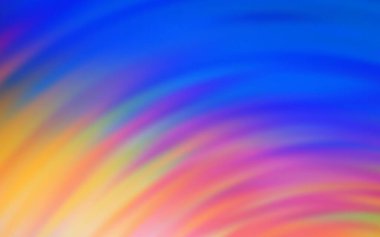 Açık mavi, çizgileri olan sarı vektör şablonu. Alnında çizgiler olan soyut bir çizim. İşiniz için en renkli tasarım..