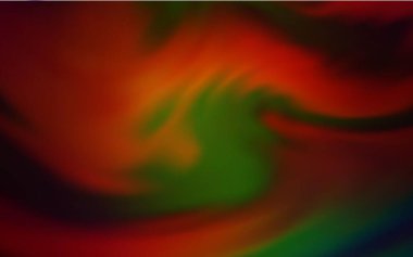 Koyu yeşil, kırmızı vektör soyut parlak şablon. Renkli soyut çizimler ve gradyan. İşiniz için yeni tasarım.