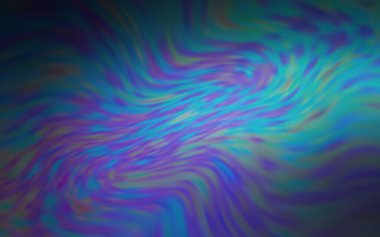 Açık mavi vektör bulanık desen. Gradyan tasarımlı, soyut, ışıltılı çizimler. İş tasarımınız için yeni biçim.