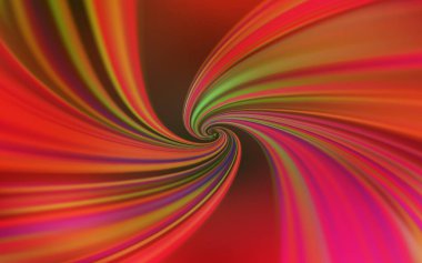 Açık Kırmızı, Wry çizgileri olan sarı vektör düzeni. Eğilimli zarif, parlak bir çizim. Web siteniz için soyut tasarım.