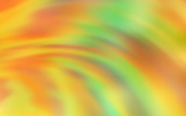 Açık yeşil, çizgileri olan sarı vektör şablonu. Basit bir şekilde yepyeni renkli bir tasvir. Tasarımınız için renkli dalga deseni.