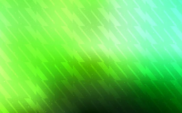 Hellgrüne Vektorschablone Mit Wiederholten Sticks Linien Auf Verschwommenem Abstrakten Hintergrund — Stockvektor