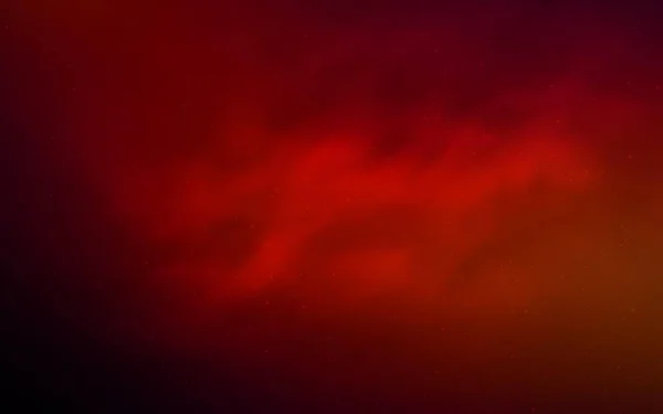 Dunkelrote Vektorschablone Mit Raumsternen Raumsterne Auf Verschwommenem Abstrakten Hintergrund Mit — Stockvektor