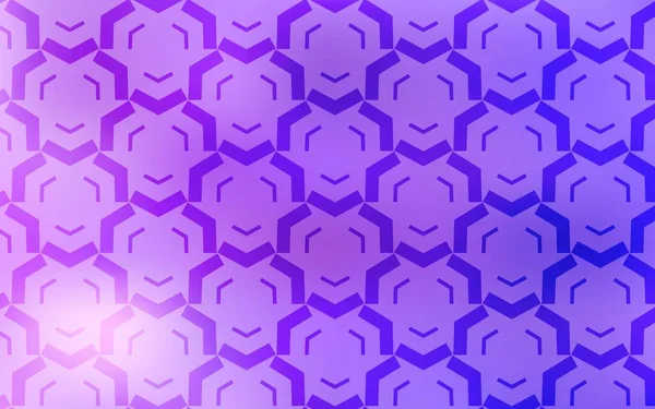 Light Purple Vector Background Curved Lines Circumflex Abstract Illustration Gradient — Stock Vector