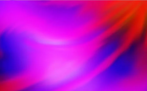 Modèle Lumineux Flou Rose Clair Vecteur Rouge Illustration Colorée Abstraite — Image vectorielle