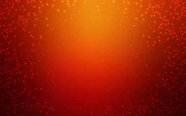 Rouge Foncé Fond Vectoriel Jaune Avec Des Étoiles Astronomiques Illustration — Image vectorielle