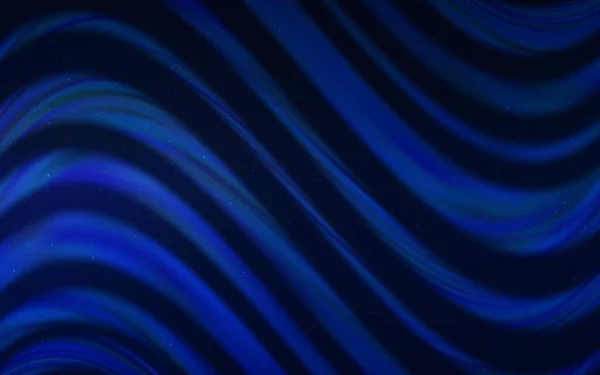Diseño Vectorial Azul Oscuro Con Estrellas Cósmicas Ilustración Abstracta Moderna — Vector de stock