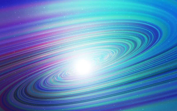 Hellrosa Blauer Vektorhintergrund Mit Astronomischen Sternen Raumsterne Auf Verschwommenem Abstrakten — Stockvektor