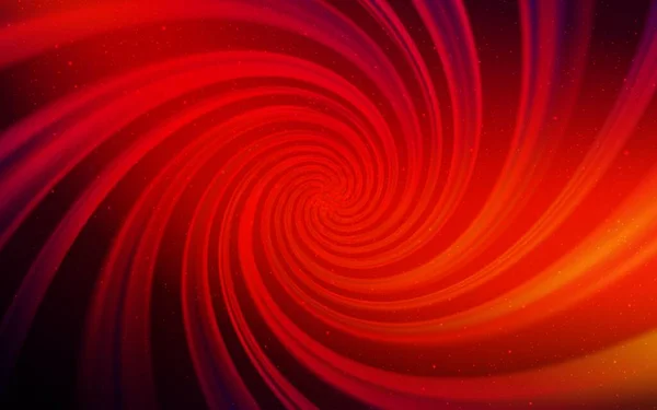 Mise Page Vectorielle Rouge Foncé Avec Étoiles Cosmiques Illustration Colorée — Image vectorielle