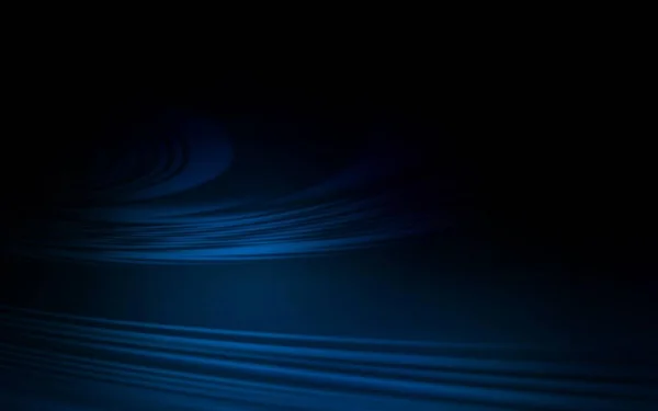 Plantilla Vectorial Azul Oscuro Con Líneas Curvas Una Ilustración Colorida — Vector de stock