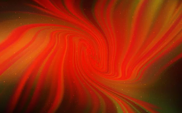 Light Red Vector Pattern Night Sky Stars Modern Abstract Illustration — Stock Vector