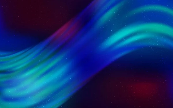 Hellblaues Rotes Vektorlayout Mit Kosmischen Sternen Leuchtend Farbige Illustration Mit — Stockvektor