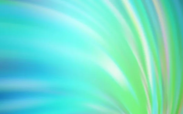 Bleu Clair Vert Vecteur Flou Brillant Modèle Abstrait Illustration Colorée — Image vectorielle