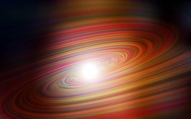 Gece gökyüzü yıldızlı koyu kırmızı vektör deseni. Büyük Ayı yıldızlı modern soyut illüstrasyon. Kozmik arkaplanlar için şablon.