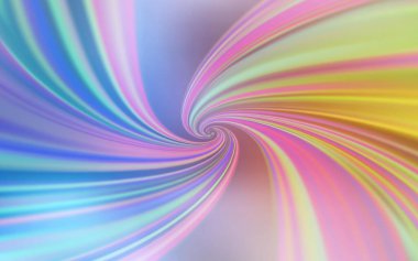 Açık mavi, kıvrımlı çizgileri olan sarı vektör düzeni. Basit ve eğik renkte renkli bir tasvir. Cep telefonu ekranları için şablon.