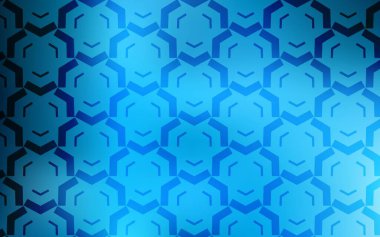 Bükülmüş çizgileri olan hafif BLUE vektör düzeni. Eğilimli zarif, parlak bir çizim. İş tasarımınız için soyut biçim.