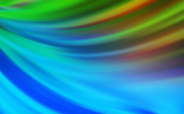 Açık mavi, yeşil vektör soyut düzeni. Gradyan tasarımlı, soyut, ışıltılı çizimler. İşiniz için yepyeni bir tasarım..