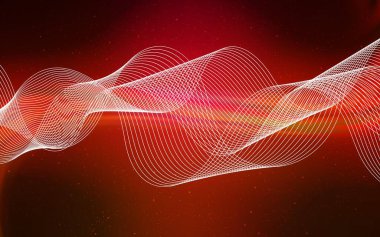 Açık kırmızı vektör arkaplanı bulanıklaştırdı. Renkli soyut çizimler ve gradyan. İş tasarımınız için yeni biçim.