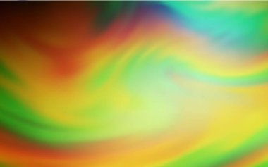 Koyu yeşil, sarı vektör soyut parlak desen. Eğilimli zarif, parlak bir çizim. Web siteniz için bulanık tasarım.