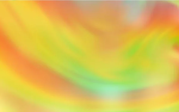 Світло Зелений Жовтий Векторний Розмитий Фон Колоритна Ілюстрація Абстрактному Стилі — стоковий вектор