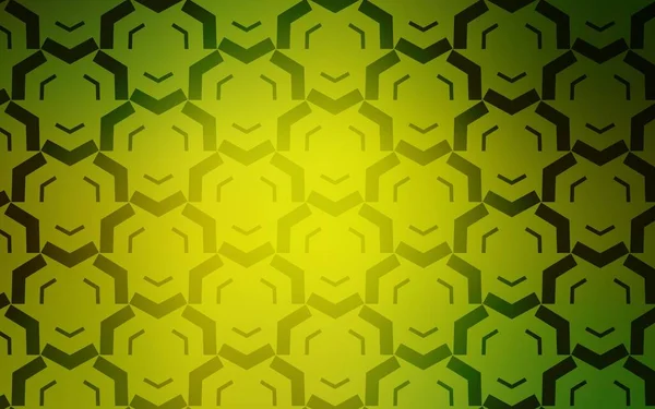 Açık yeşil, çizgili sarı vektör şablonu. Renkli çizgileri ve şekilleri olan bir örnek. Cep telefonu ekranları için şablon.