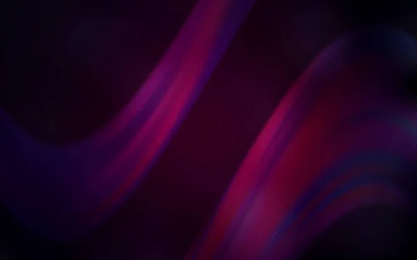 Темно Фіолетовий Векторний Шаблон Космічними Зірками Космічні Зірки Розмитому Абстрактному — стоковий вектор