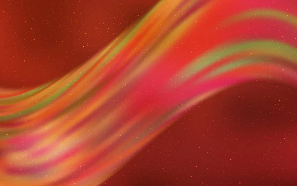 Ljus Röd Vektor Layout Med Kosmiska Stjärnor Glänsande Illustration Med — Stock vektor