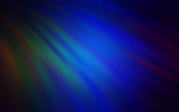 Dark Blue Green Vector Background Stright Stripes Glitter Abstract Illustration — Stock Vector