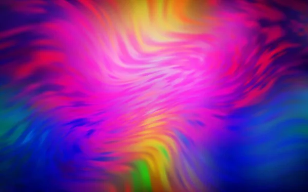 Vecteur Multicolore Foncé Flou Gabarit Lumineux Illustration Colorée Dans Style — Image vectorielle