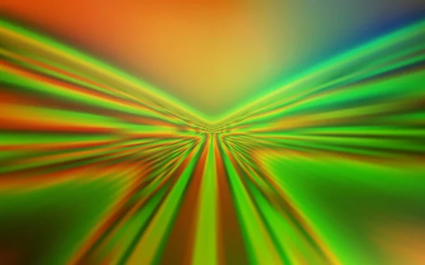 Light Green Șablon Vectorial Galben Linii Îndoite Ilustrație Abstractă Colorată — Vector de stoc