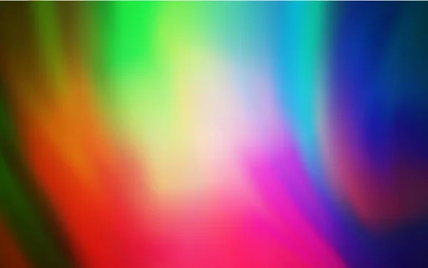 Luz Multicolor Vetor Abstrato Desfocado Fundo Ilustração Abstrata Colorida Com — Vetor de Stock