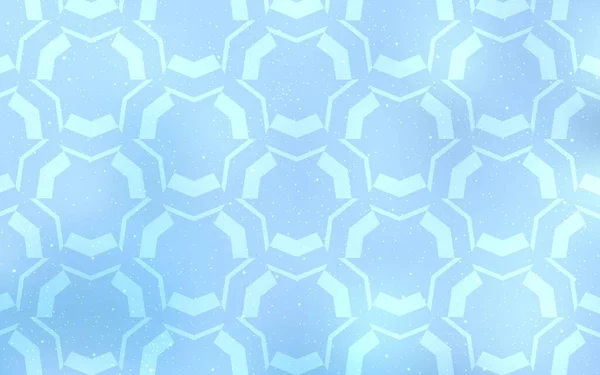 Agencement Vectoriel Bleu Clair Avec Lignes Courbes Illustration Abstraite Circumflex — Image vectorielle
