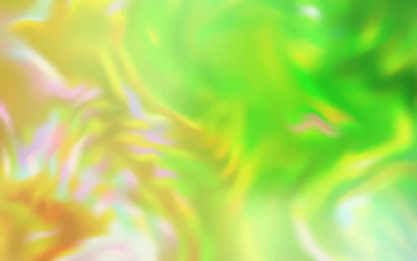 Modèle Lumineux Abstrait Vert Clair Vecteur Rouge Illustration Colorée Brillante — Image vectorielle