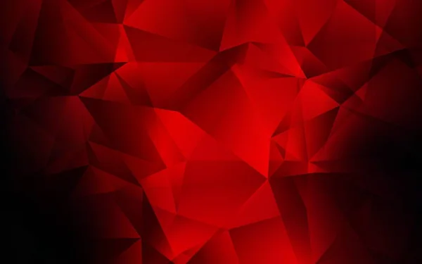 Modèle Triangles Dégradé Vectoriel Rouge Foncé Une Toute Nouvelle Illustration — Image vectorielle