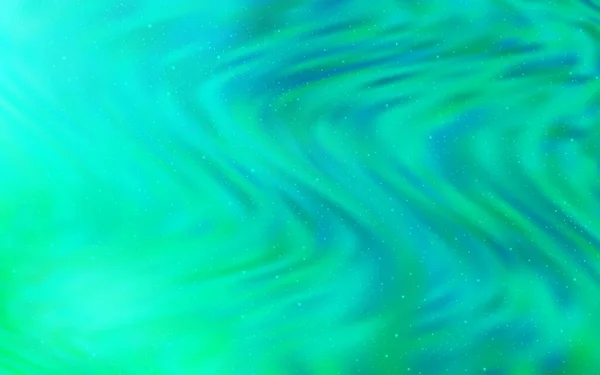 明るい緑のベクトル背景と天文学的な星 北斗七星と現代抽象的なイラスト 未来的な広告 小冊子のパターン — ストックベクタ