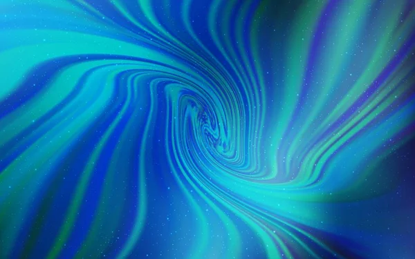 Modèle Vectoriel Bleu Clair Avec Étoiles Ciel Nocturne Illustration Colorée — Image vectorielle