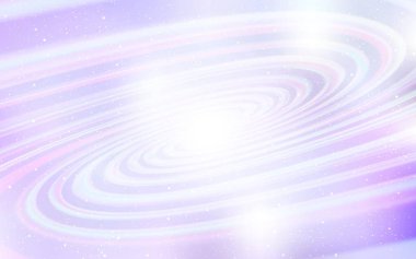 Gece gökyüzü yıldızlı açık mor vektör deseni. Renkli kozmik yıldızlı soyut çizimler. Reklamınız, posteriniz, afişiniz için en iyi tasarım.