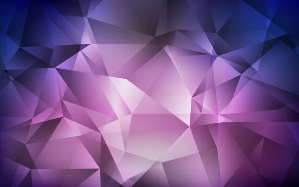 Modèle Polygonal Vecteur Violet Foncé Une Toute Nouvelle Illustration Couleur — Image vectorielle