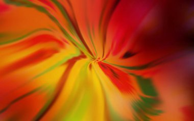 Eğri çizgileri olan koyu turuncu vektör dokusu. Değişken çizgileri olan renkli soyut çizimler. Reklamlarınız, posterleriniz, afişleriniz için yepyeni bir tasarım..