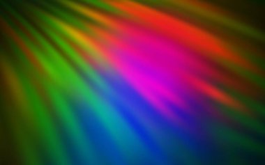 Koyu pembe, parlak çizgili yeşil vektör arkaplan. Bulanık arkaplanda gradyanı olan çizgiler. Reklam, kitapçıklar, broşürler için desen.