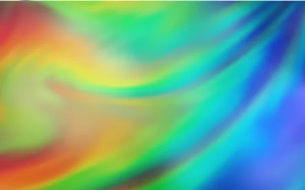 Bleu Clair Jaune Vecteur Abstrait Fond Flou Illustration Colorée Brillante — Image vectorielle