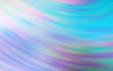 Bükülmüş çizgileri olan hafif BLUE vektör düzeni. Renkli çizgileri ve şekilleri olan bir örnek. Tasarımınız için tamamen yeni bir şablon.