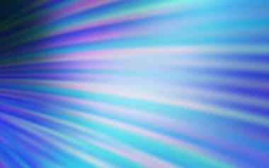 Açık Pembe, çizgileri olan mavi vektör şablonu. Kavisli çizgilerden oluşan parlak bir illüstrasyon. İşiniz için yepyeni bir tasarım..