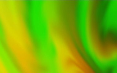 Açık yeşil vektör soyut arkaplan. Gradyan tasarımlı, soyut, ışıltılı çizimler. İşiniz için yeni tasarım.